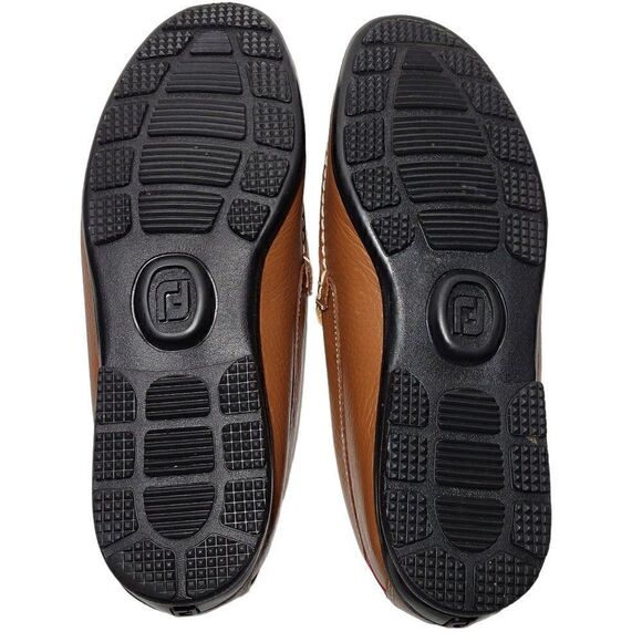 FootJoy FJ Golf Loafers Mens 8.5 W Wide‎ Club Casuals Brown Leather Shoes 79054 main image 10